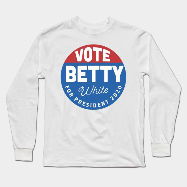 Vote Betty Long Sleeve T-Shirt by Nick Quintero